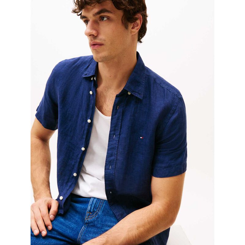 Tommy Hilfiger Washed Pure Linen Shirt image number 2